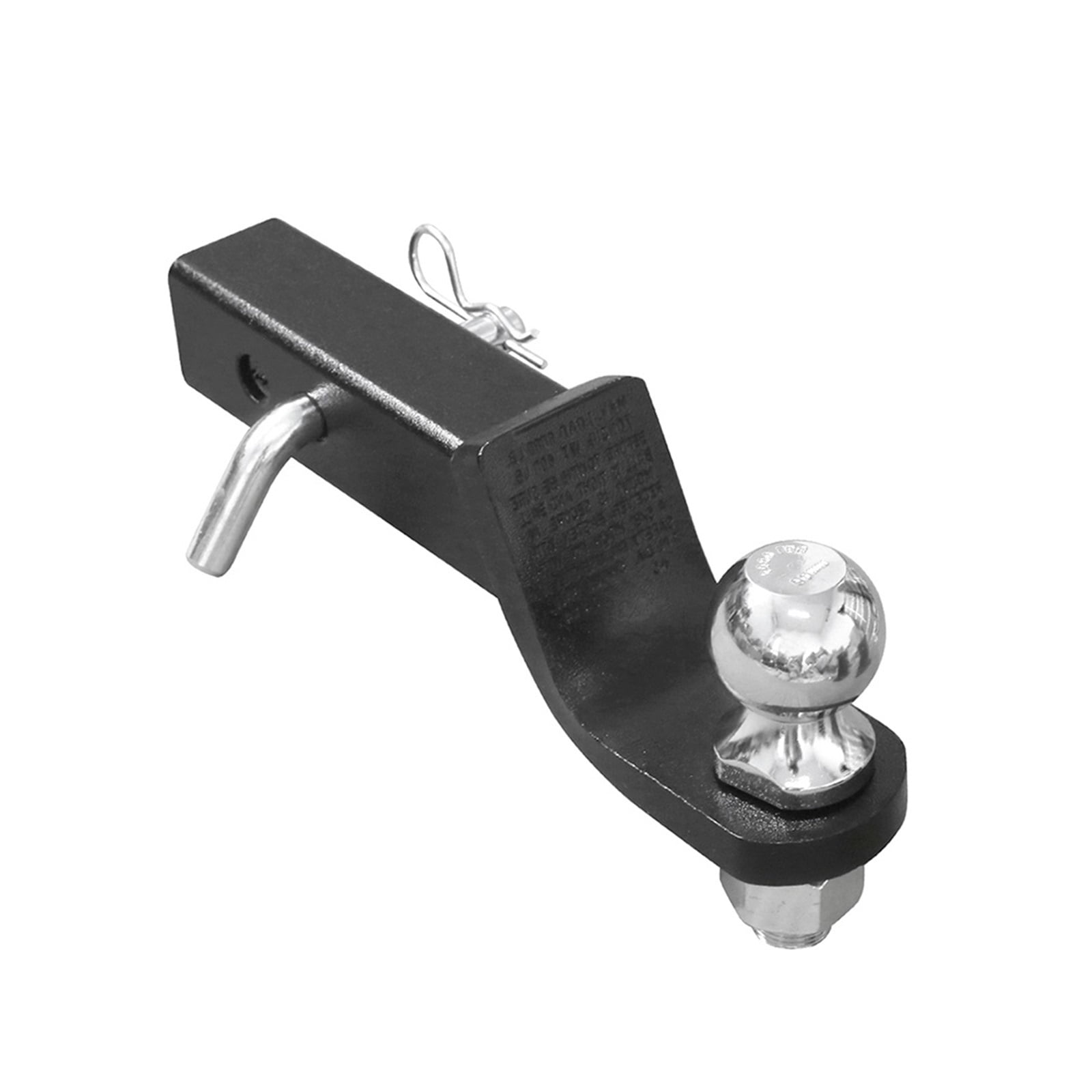 2 Inch Towbar Tongue Ball Mount With Tow Ball And Hitch Receiver Pin