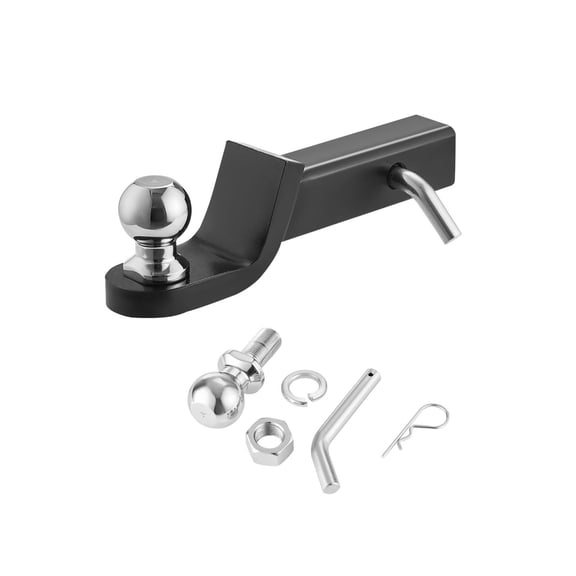 2 Inch Trailer Hitch Ball Mount, 7500 lbs Capacity, 2 Inch Drop, Heavy Duty Steel Tow Hitch - Truck, RV, Boat Towing