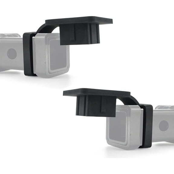 2 Inch Trailer Hitch Cover Tube Cover Plug Cap Rubber Fits 2 Inch Receivers Class 3 4 5 for Toyota Ford Jeep Chevrolet Nissan Dodge Ram Porsche Mercedes Benz Polaris Ranger(2 Pack)