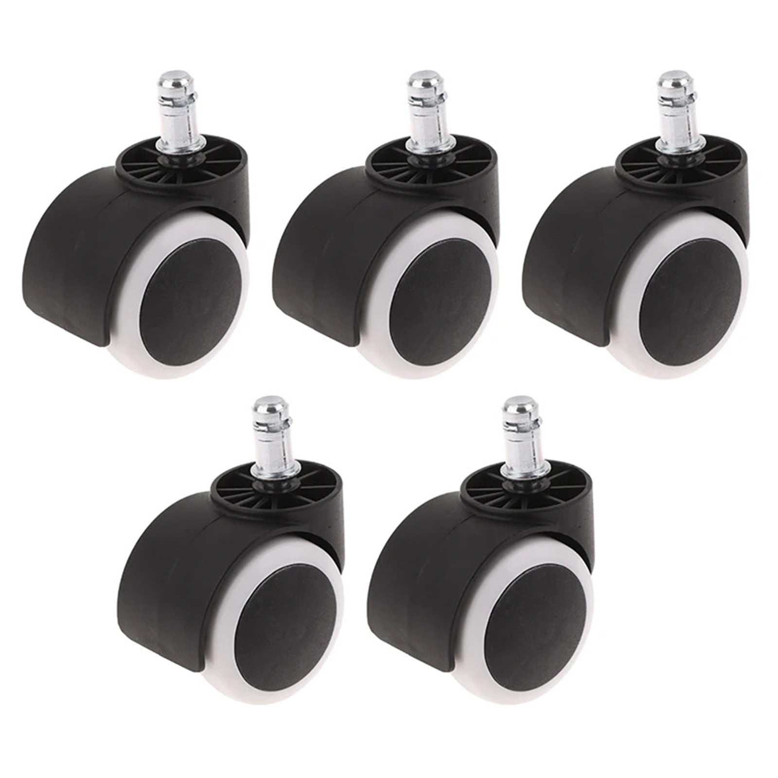 2 Inch Universal Swivel Caster Wheels Replacement Gaming Chair Office Chair Casters Furniture Hardware ,Easy to Install