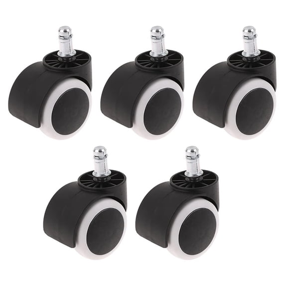 2 Inch Universal Swivel Caster Wheels Replacement Gaming Chair Office Chair Casters Furniture Hardware ,Easy to Install