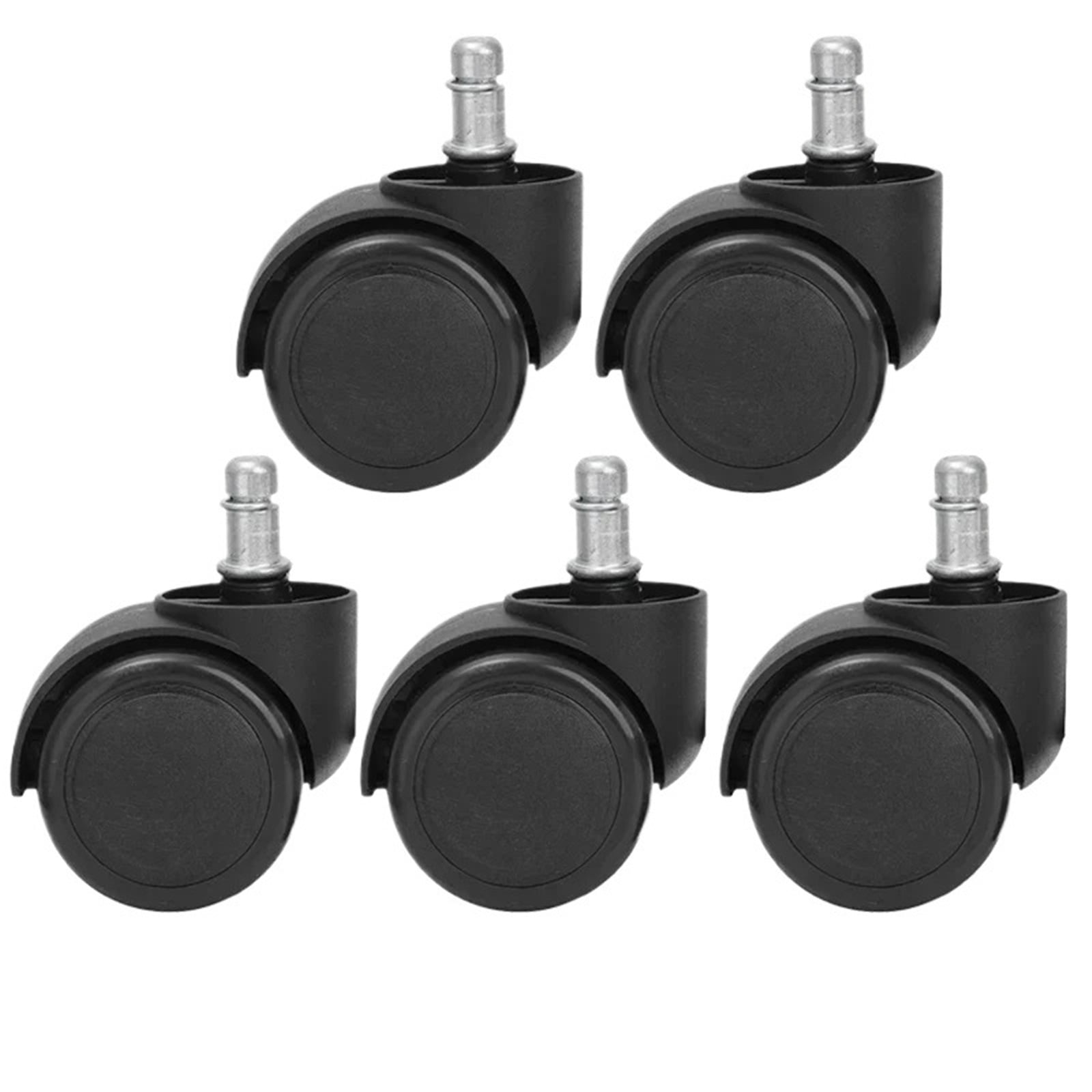 2 Inch Universal Swivel Caster Wheels Replacement Gaming Office Chair Casters Trolley Rollers Furniture Rotating Rubber Wheels ,Reliable