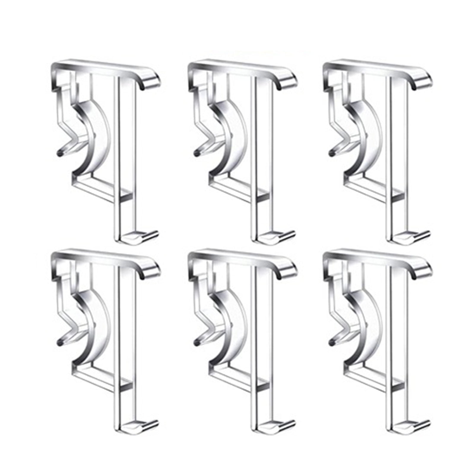 2Inch Valance Clips Window Blind Clips Clear Plastic Valance Retainer Clips Hidden Valance