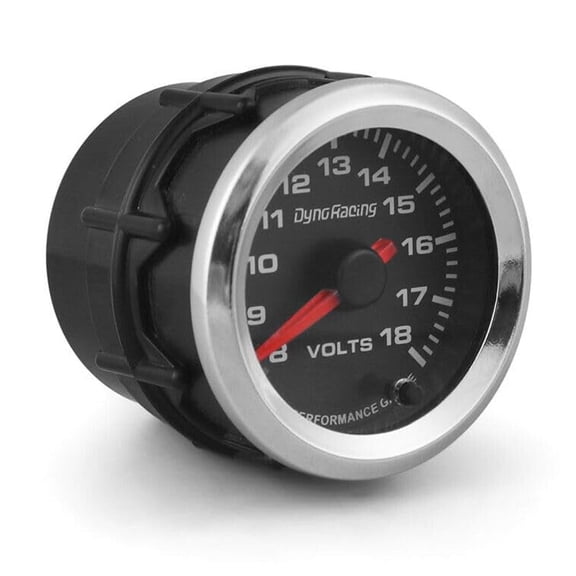 2 Inch Voltmeter Volts Gauge 8~18V Pointer Voltage Gauge 7 Backlight Colors Dial Meter 12V Universal For Boats Construction Machinery Vehicles