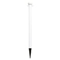 thumbnail image 1 of 2 Inch White Light Duty Ground Pole, 1 of 2