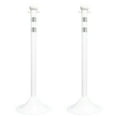 thumbnail image 1 of 2 Inch White Reflective Light Duty Stanchion (2 Pk), 1 of 9