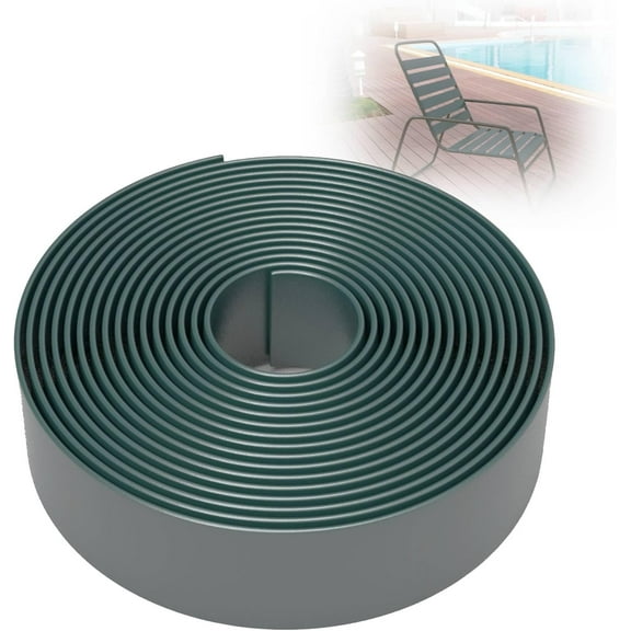 2 Inch Wide, 100ft Long Vinyl Strap - Replacement Straps for Patio Chairs - Vinyl Strapping for Patio Furniture Repair - Durable Seat Repair Kit for Lawn Chairs, Outdoor Furniture