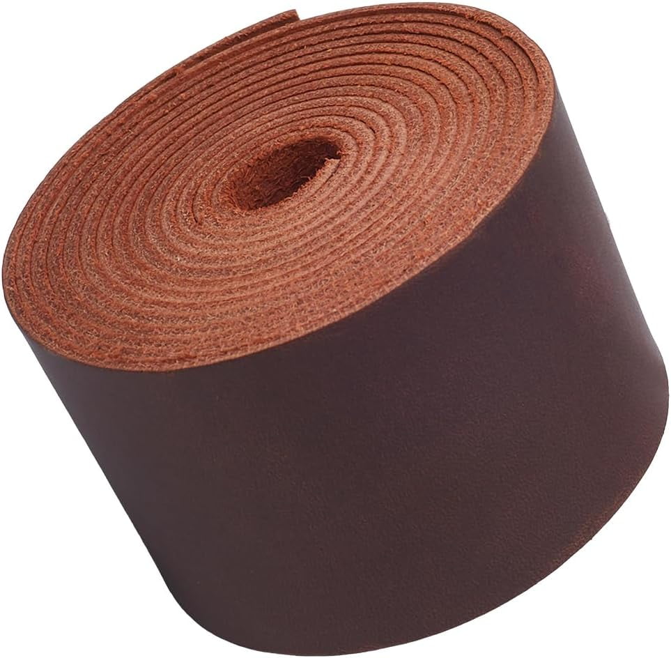 2 Inch Wide Crazy Horse Cowhide Leather Strap AB Grade Top Grain ...