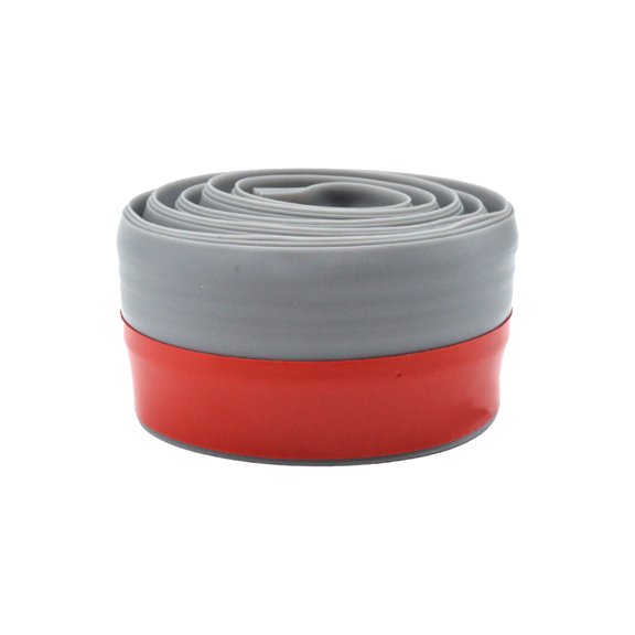 2 Inch Wide Under Door Draft Stopper, 39 Inch Long Soundproof Weather Stripping for Exterior and Interior Doors, Energy Saving Noise Reduction Seal in Gray