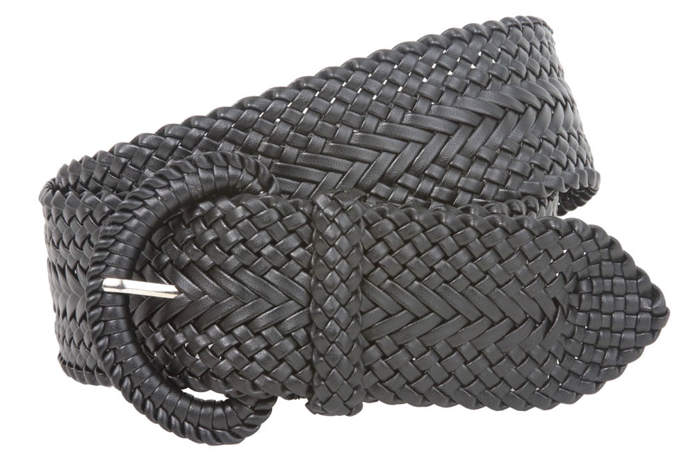 2 Inch Wide Hand Made Soft Metallic Woven Braided Round Belt  display picture 1
