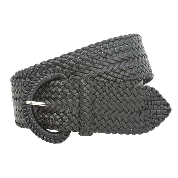 2 Inch Wide Hand Made Soft Metallic Woven Braided Round Belt