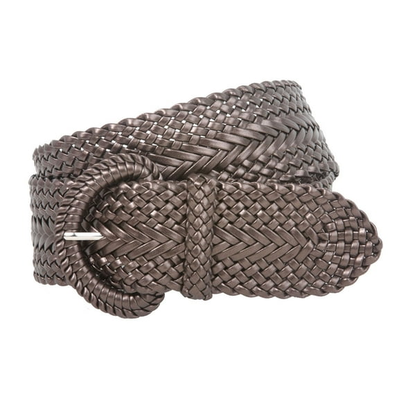 2 Inch Wide Hand Made Soft Metallic Woven Braided Round Belt