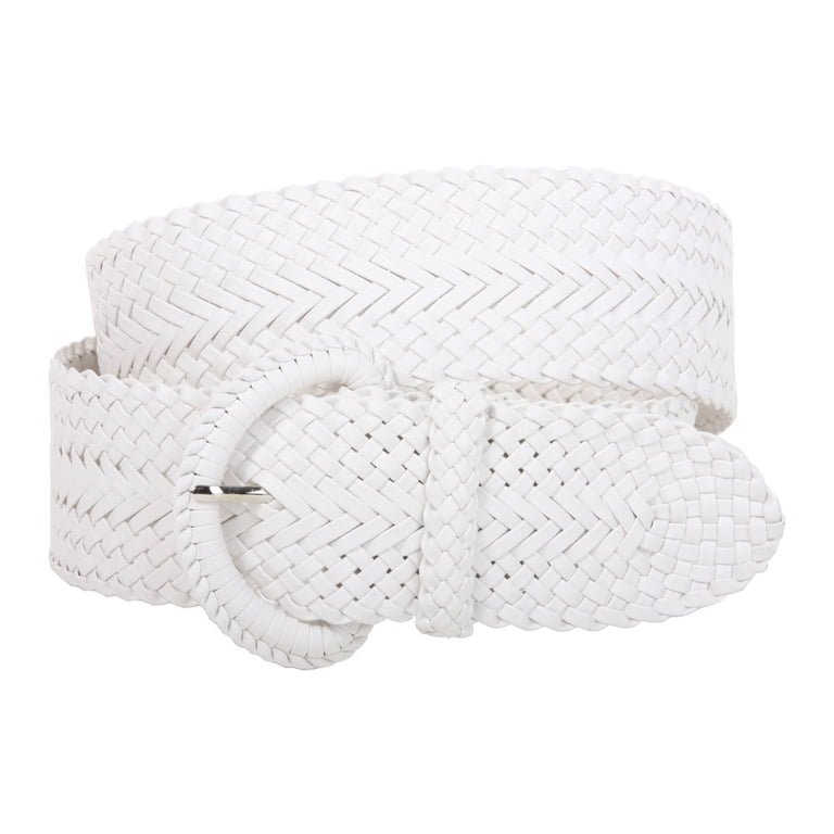 2 Inch Wide Hand Made Soft Metallic Woven Braided Round Belt  display picture 3