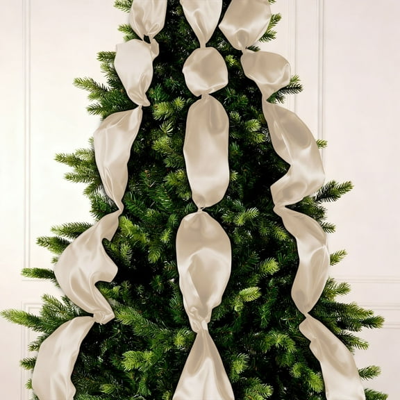 2 Inch Wide Satin Ribbon Perfect For Wedding Handmade Bows Craft Fabric Ribbon For Wrapping Bouquets Wedding Decoration(66FT )