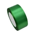 thumbnail image 1 of 2 Inch Wide Satin Ribbon Perfect for Gift Wrapping for Gift Wrapping, Bow Making, Christmas Tree Decorations, Wreath Making and DIY Crafts（66FT ）, 1 of 9