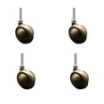 thumbnail image 1 of 2 Inch Windsor Antique Ball Caster – 3/8 Inch Threaded Stem – Set of 4 – SCC, 1 of 2