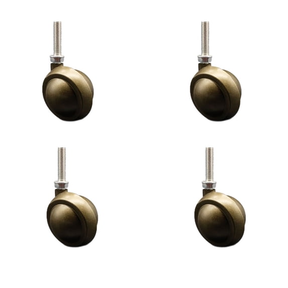 2 Inch Windsor Antique Ball Caster – 3/8 Inch Threaded Stem – Set of 4 – SCC