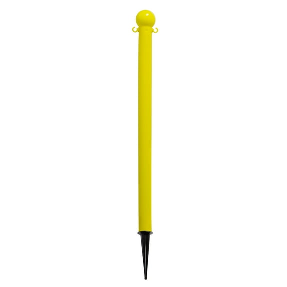 2 Inch Yellow Light Duty Ground Pole