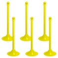 thumbnail image 1 of 2 Inch Yellow Light Duty Stanchion (6 Pk), 1 of 9