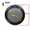 thumbnail image 1 of 2 Inch to 10 Inch Speaker Net Cover Black Mesh Grille for Car or Home Audio Systems Protective Wire Grilles, 1 of 7