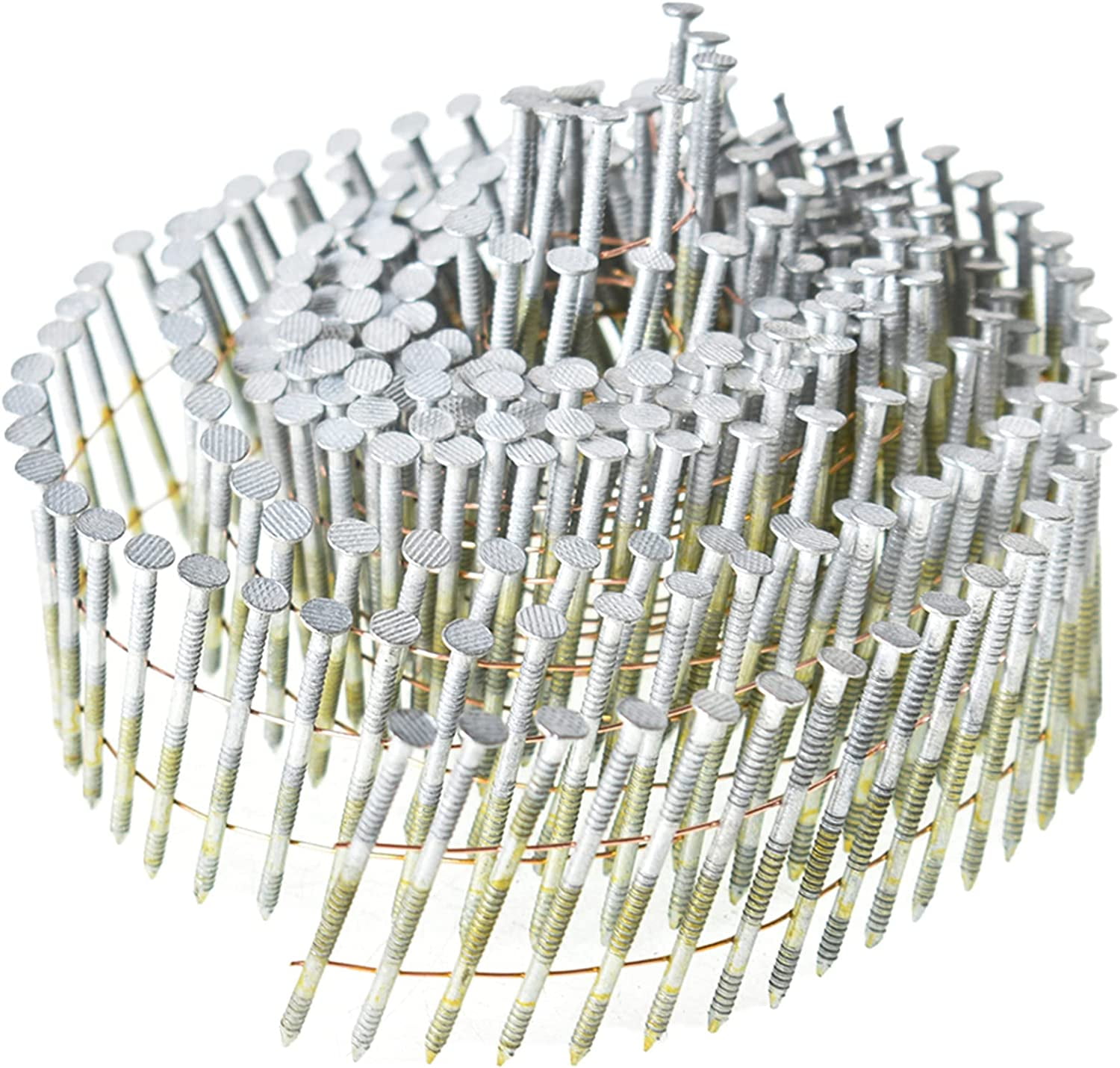 2-Inch x .092-Inch Siding Nails 15-Degree Collated Wire Coil Full ...