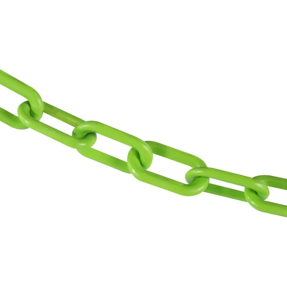 2 Inch x 10 Feet Safety Green Plastic Safety Chain