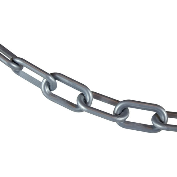 2 Inch x 100 Feet Silver Plastic Safety Chain