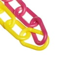 thumbnail image 1 of 2 Inch x 100 Feet Yellow/Magenta Plastic Safety Chain, 1 of 9