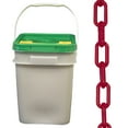 thumbnail image 1 of 2 Inch x 120 Feet Red Heavy Duty Plastic Safety Chain Pail, 1 of 9
