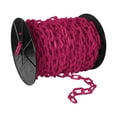 thumbnail image 1 of 2 Inch x 125 Feet Safety Pink Plastic Safety Chain Reel, 1 of 9