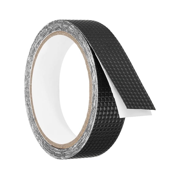 2 Inch x 15 Feet Non-Slip Grip Tape, Waterproof Non-Abrasive Traction Tape Self-Adhesive Cushion Pad Strips for Handrails Game Controllers Ovens- 1 Roll (Black)
