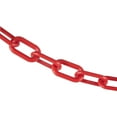 thumbnail image 1 of 2 Inch x 25 Feet Red Plastic Safety Chain, 1 of 9