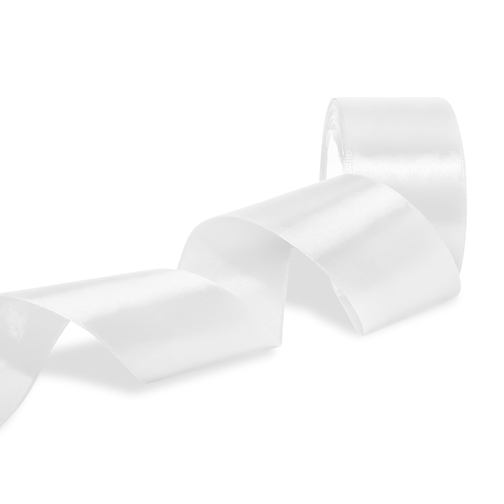 2 Inch x 25 OIF8 Yards Double-Sided Solid Polyester Ribbon for Gift ...