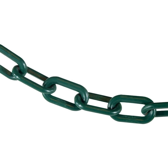 2 Inch x 50 Feet Evergreen Plastic Safety Chain