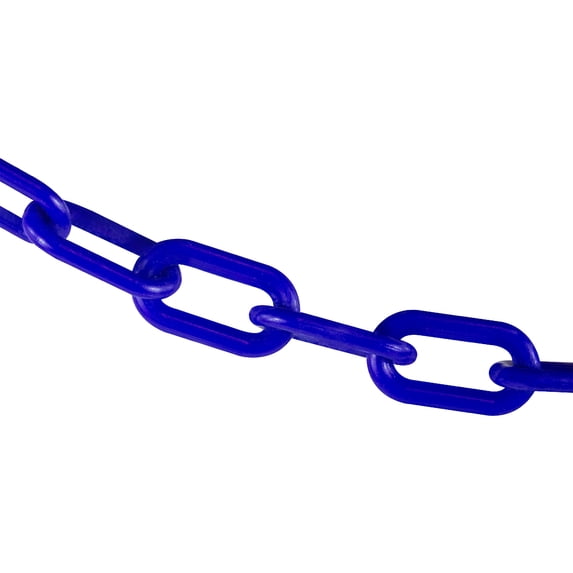 2 Inch x 500 Feet Traffic Blue Plastic Safety Chain