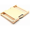 thumbnail image 1 of CRAFTME STUDIO 2 Inch Metal Quick Side Release Buckle Webbing Bag Clip for Flat Lock Belt Straps, Backpacks and Collars, 1 Pack (Gold), 1 of 6