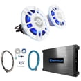 thumbnail image 1 of (2) Infinity KAPPA 8130M 8" 500w 3-Way Marine Speakers w/LED's+Amplifier+Amp Kit, 1 of 34