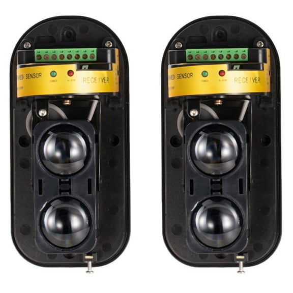 2 Infrared Detector Alarm ABT-100 Anti-Glare Up to 50000LUX