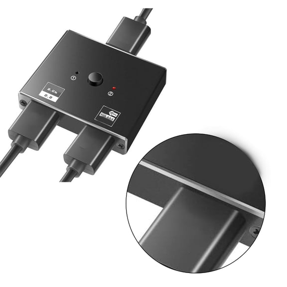 2 Input 1 Output 8K@60Hz 4K@120Hz 1080P@240Hz Video Converters Bidirectional Two Way Switchers Box for HDTV