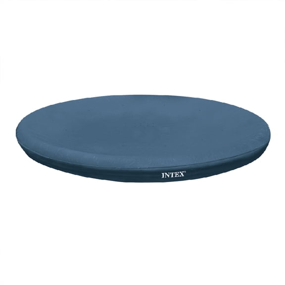Open Box 2) Intex 8' Easy Set Swimming Pool Debris Vinyl Cover Tarp | 28020E