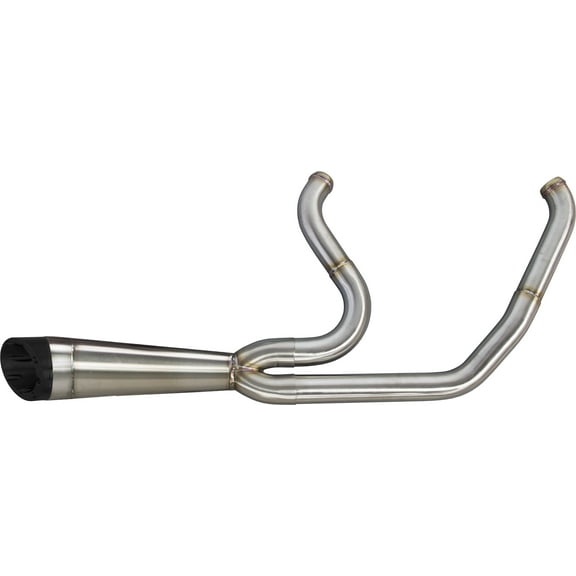 2-Into-1 Turnout Exhaust - Brushed