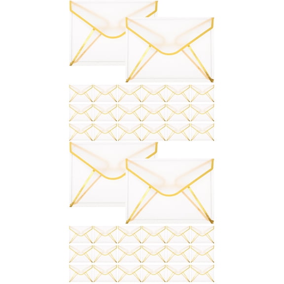 2 Invitation Envelopes Mini Wedding Greeting Card Envelopes 10x7.5cm