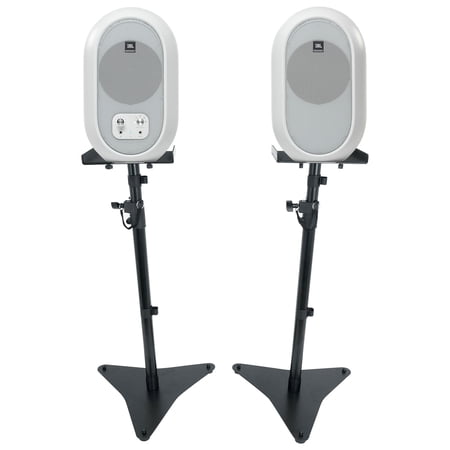 2) JBL 104SET-BTW Active Studio Reference Monitors w/Bluetooth+Adjustable Stands
