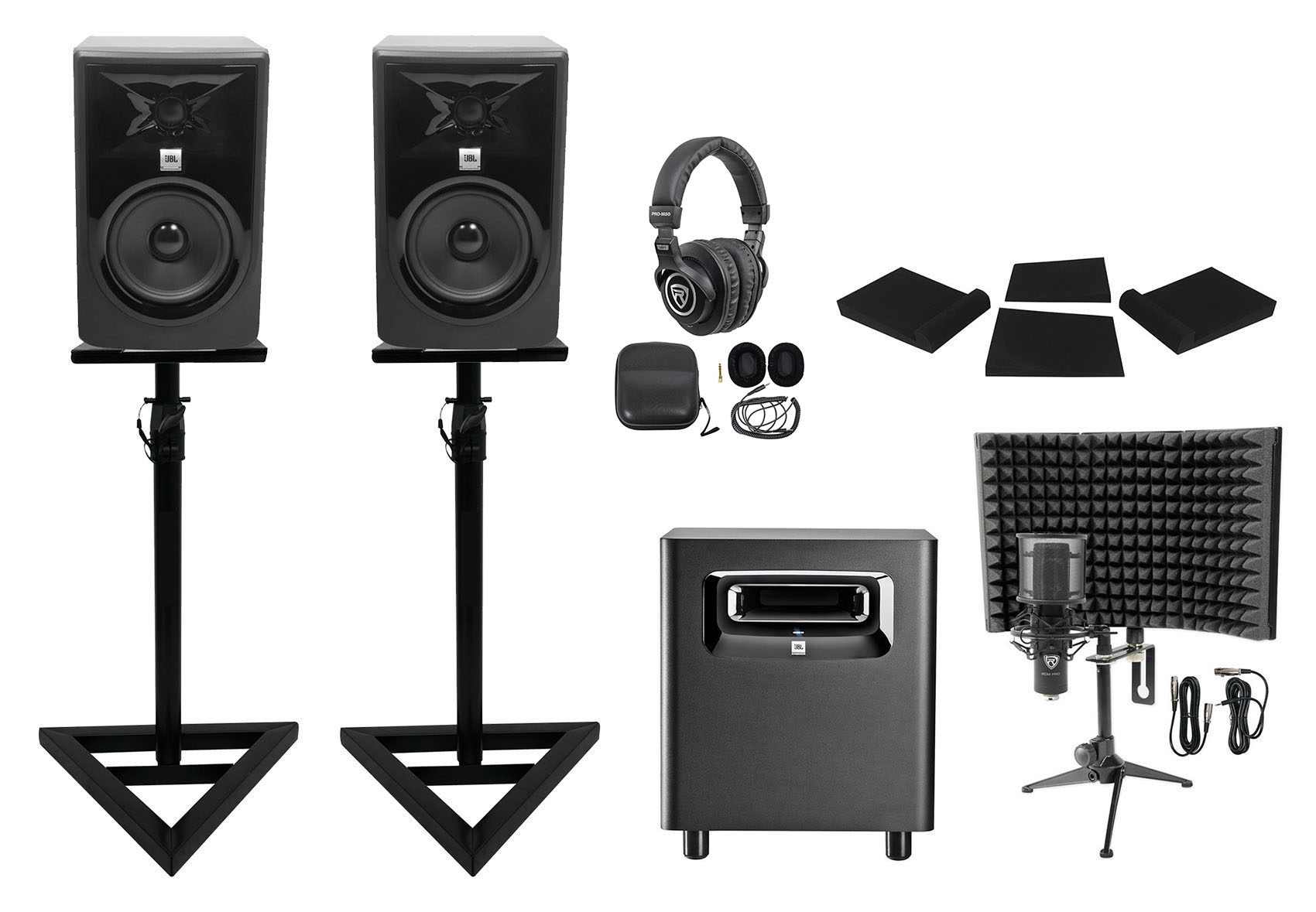 JBL 308P MkII Bundle: (2) 8