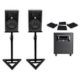 thumbnail image 1 of (2) JBL 308P MkII 8" Powered Studio Monitors+Stands+Pads+Powered Subwoofer Sub, 1 of 11