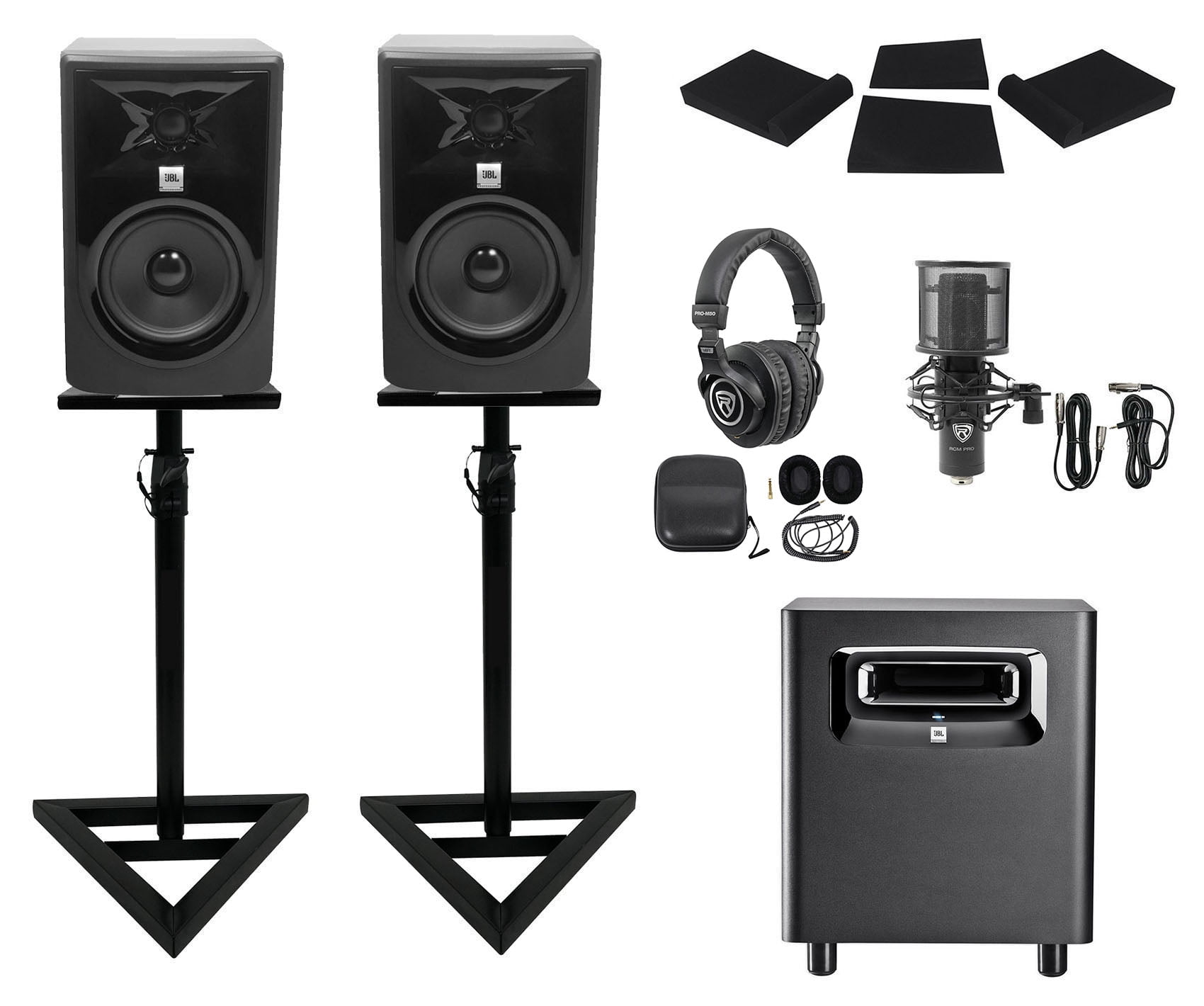 2) JBL 308P MkII 8