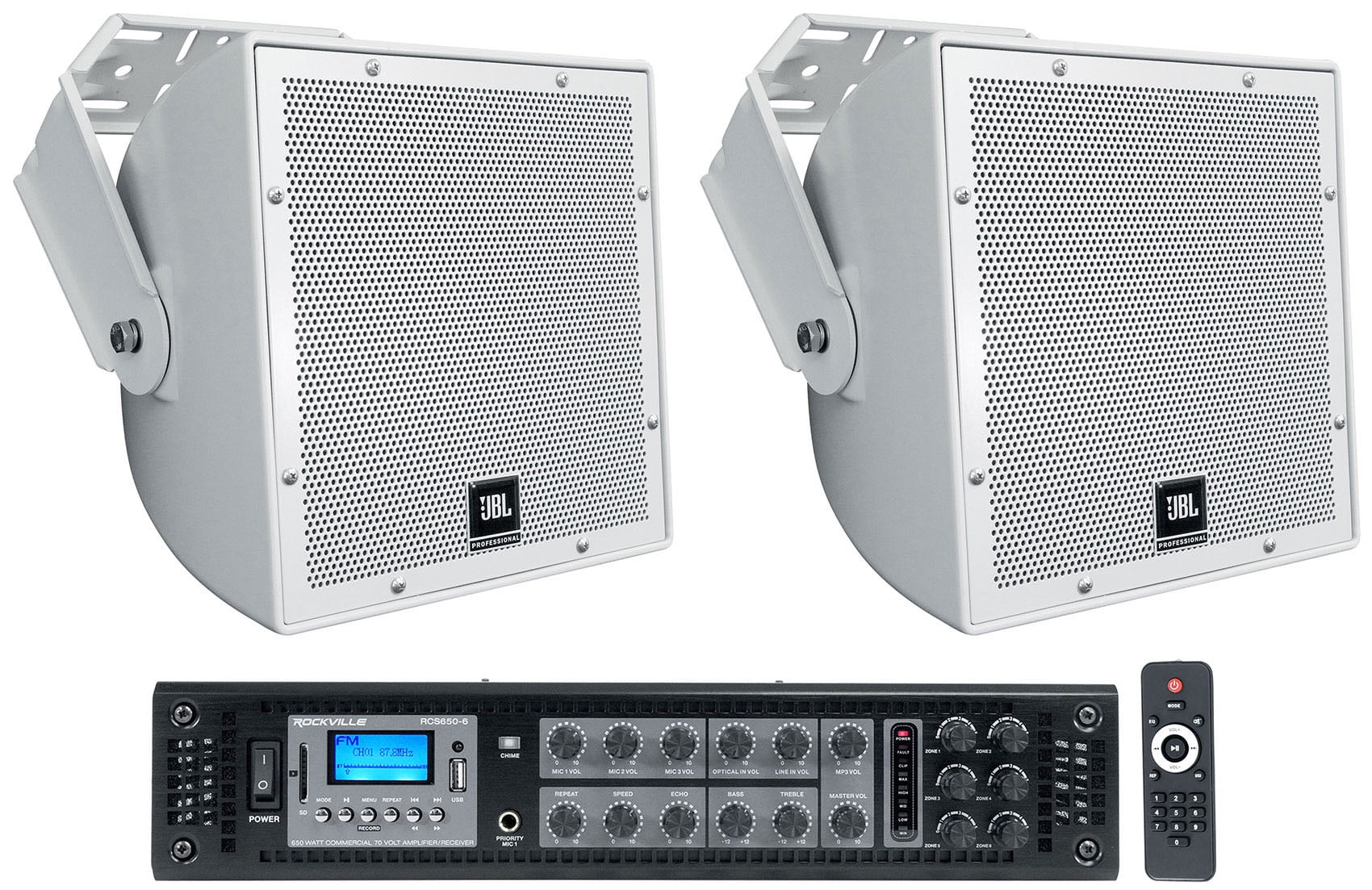 2) JBL AWC82 8