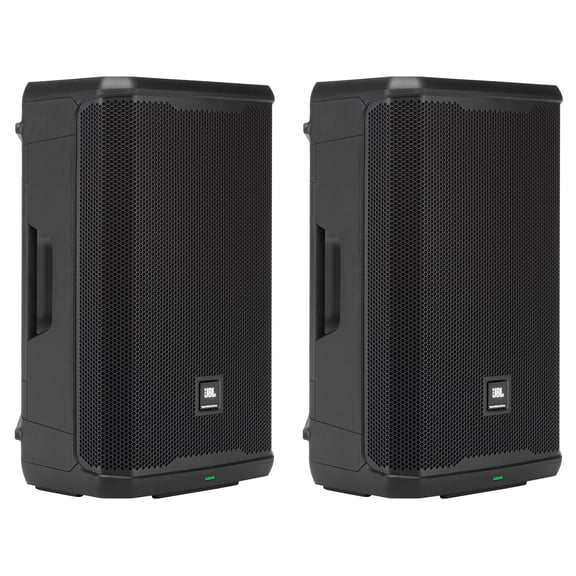 (2) JBL PRX912 12" 1000 Watt RMS Active Powered 2-Way DJ PA Speakers w/ DSP