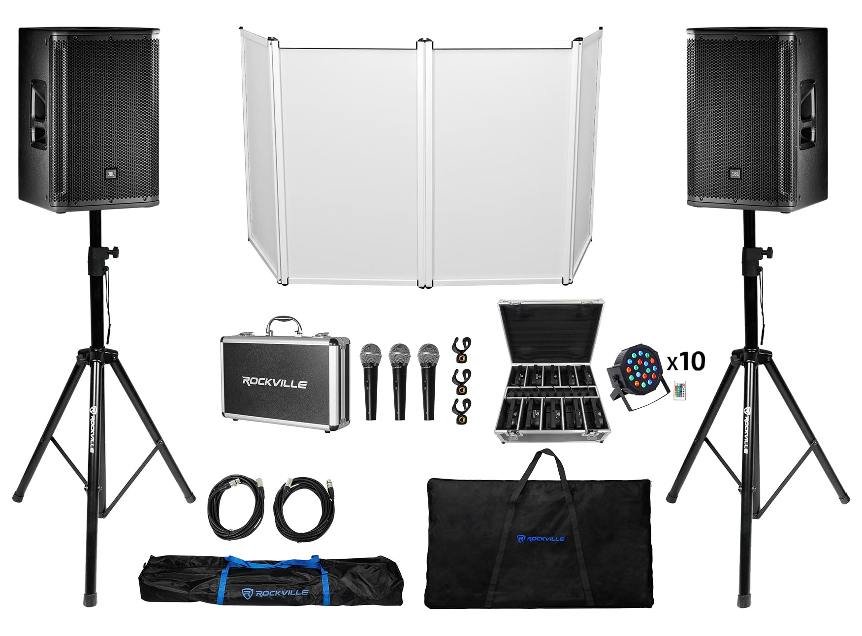 2) JBL SRX812P 12