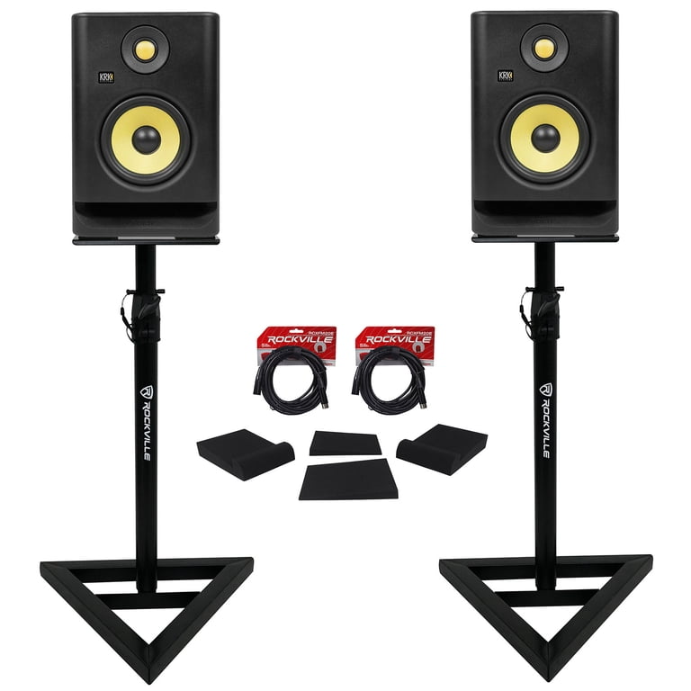 KRK Rokit 5 G4 Bi-Amplified Active Powered Studio Monitors with
